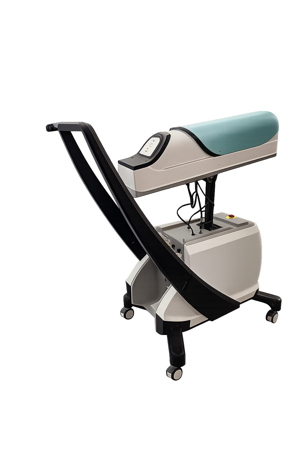 EGAD treatment console with through-the-scope laser delivery system